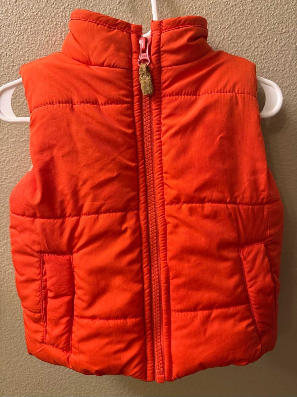 Orange Puffer Vest